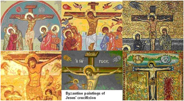 Древнейшие иконы Распятия из Византийских храмов.