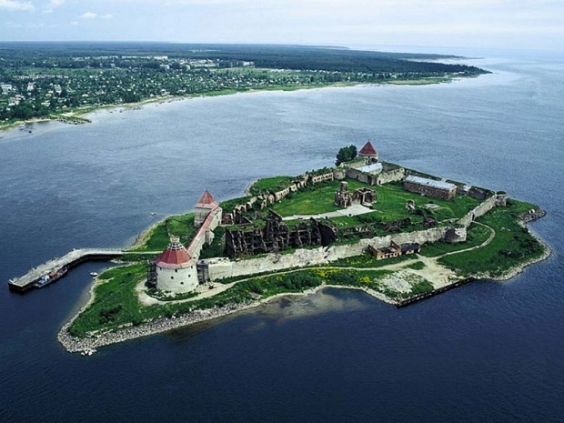 Крепость Шлиссельбург на Ореховом острове. Современное состояние.
