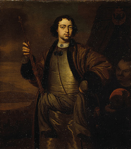 Портрет Петра I   Верф, Питер ван дер. Холст, масло. 56х49.5 см  Голландия. 1690-е гг.