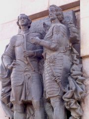 Памятник Петру и Лефорту в Лефортово
