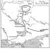 Карта Первого Крымского похода 1687 г.