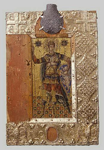 Византийская икона Святой Дмитрий