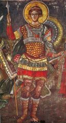 Димитрий Солунский. Греция. Афон. Монастырь Кутлумуш. 1540