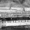 Вид Двинской крепости (Гостиного двора) в 1687 году. Гравюра неизвестного мастера